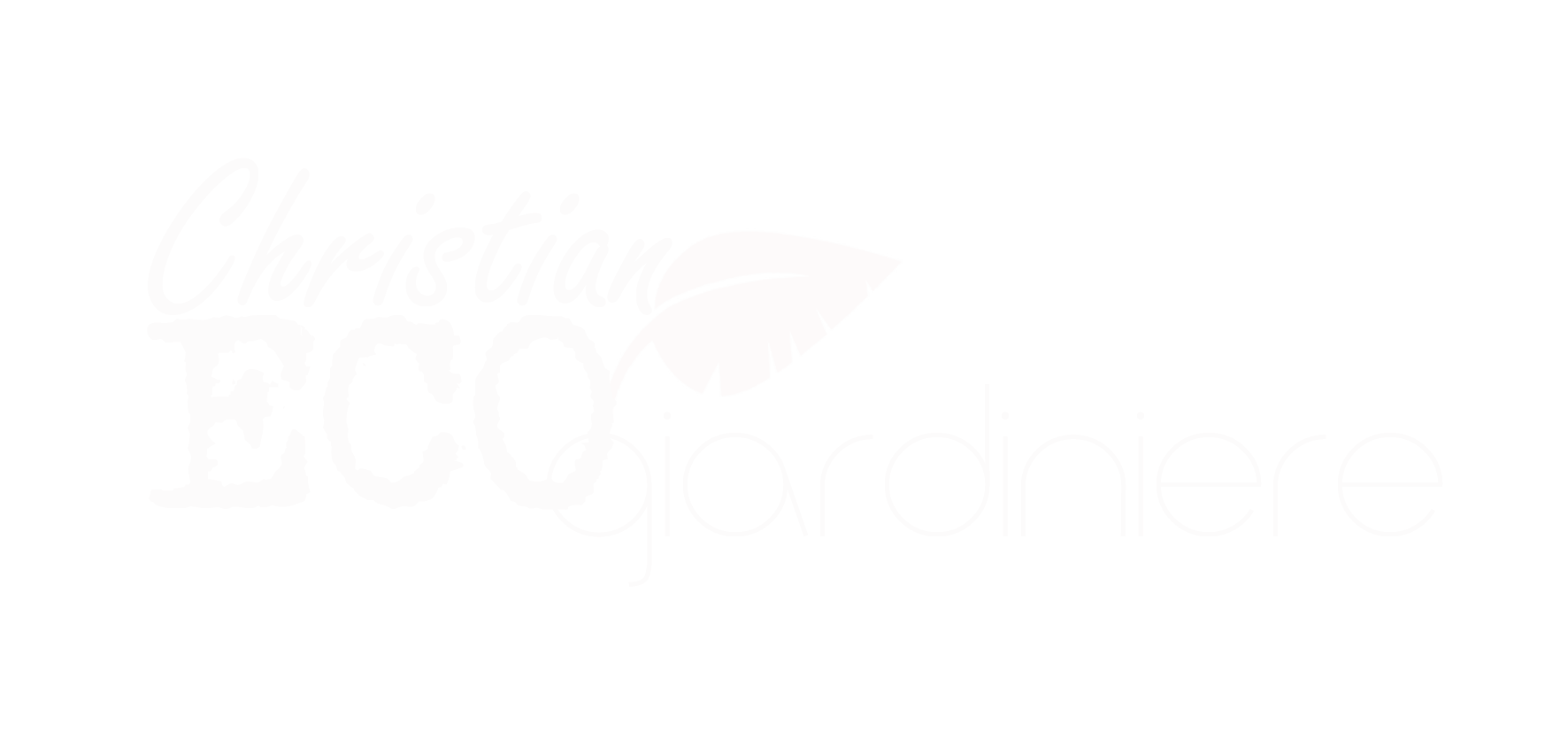 LOGO giardiniere ferrara eco giardiniere bianco